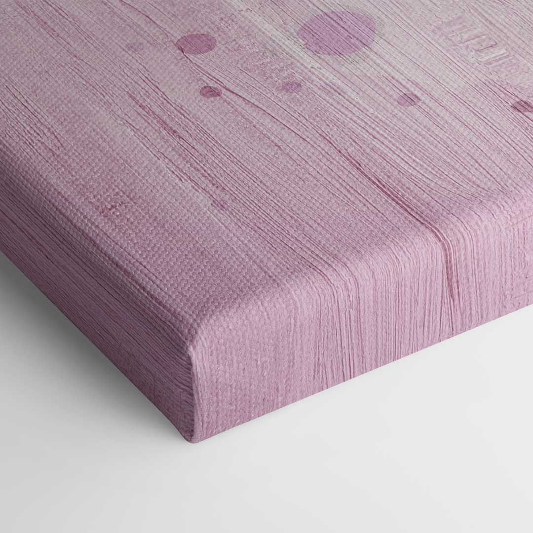 Closeup of canvas picture