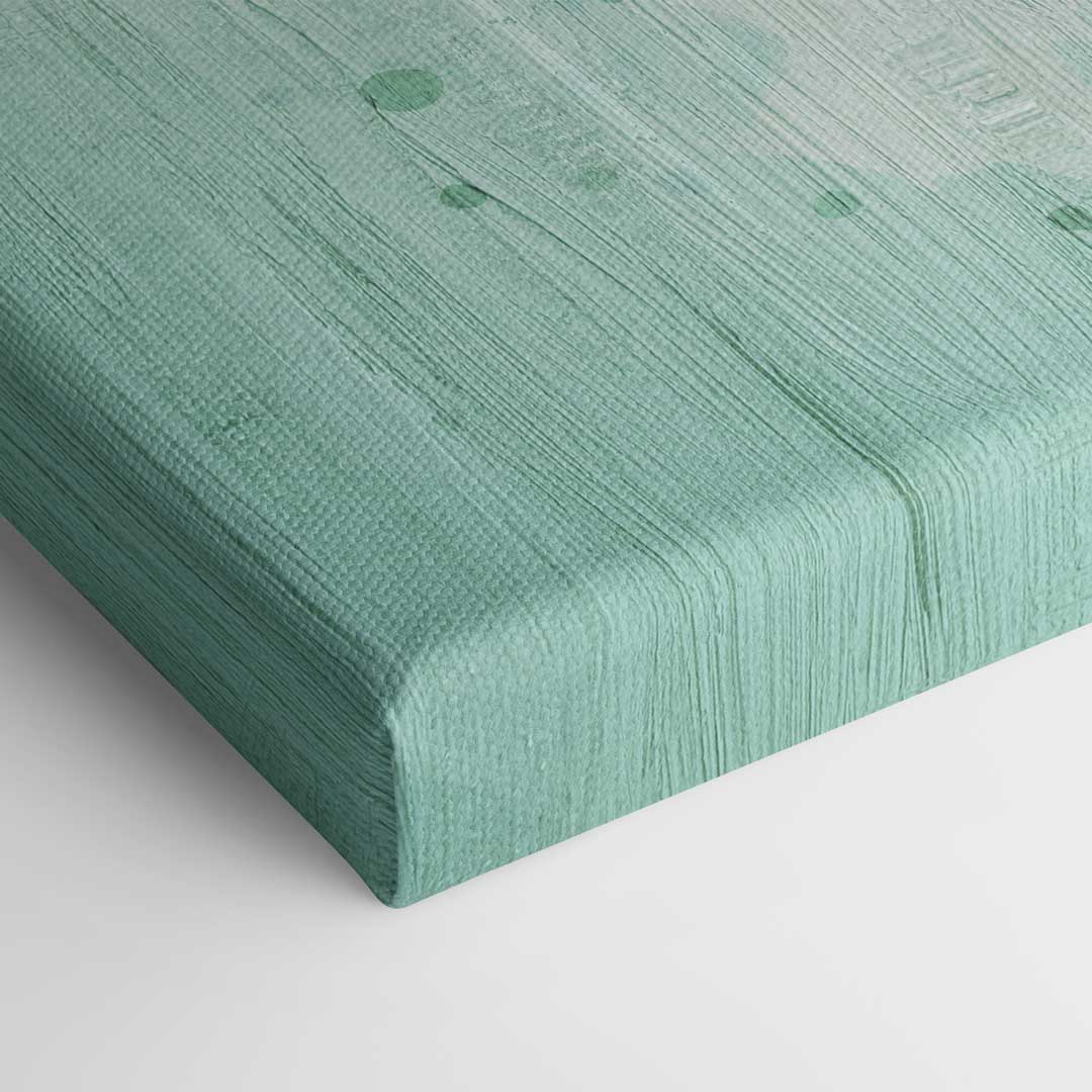 Closeup of canvas picture