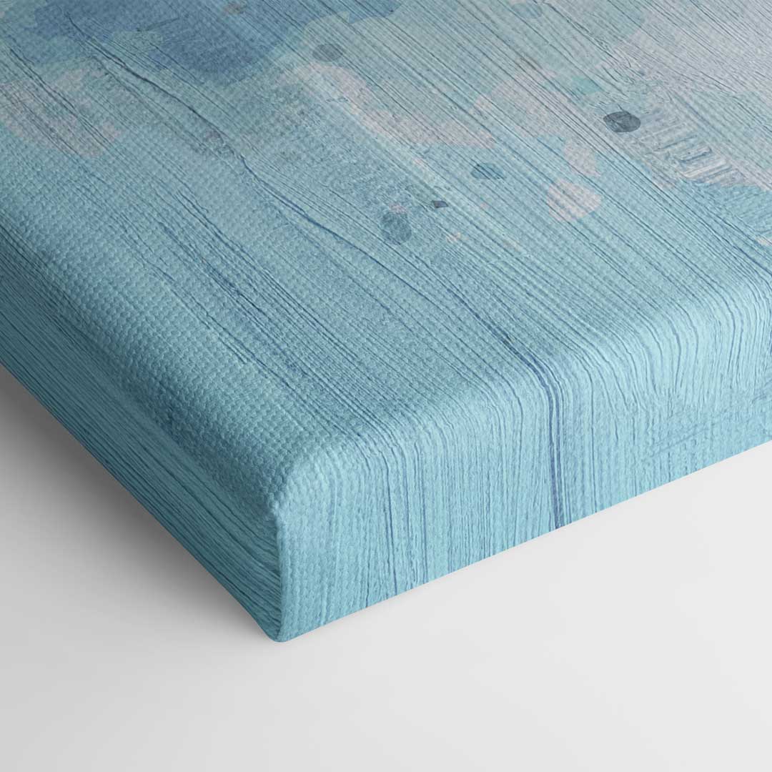Closeup of canvas picture