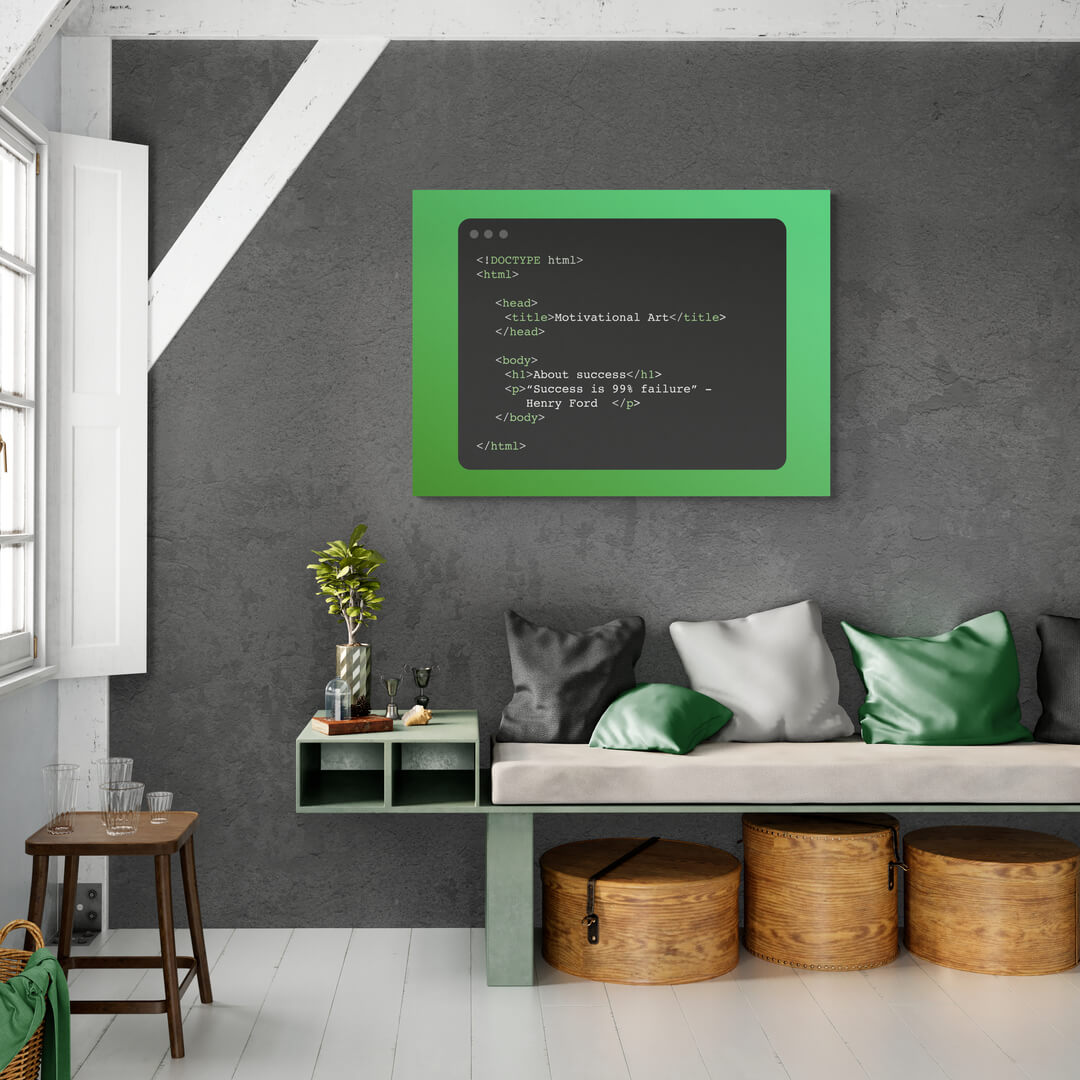 „Success Definition“ Living Room Art canvas picture by Motivational Art