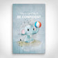 ”Be Confident“ canvas picture by Motivational Art front view