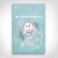 ”Be Open-Minded“ canvas picture by Motivational Art front view