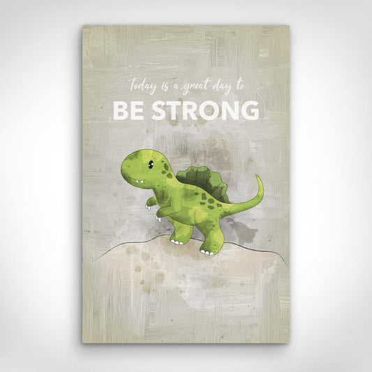 ”Be Strong“ canvas picture by Motivational Art front view