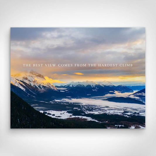 ”Best View“ canvas picture by Motivational Art front view