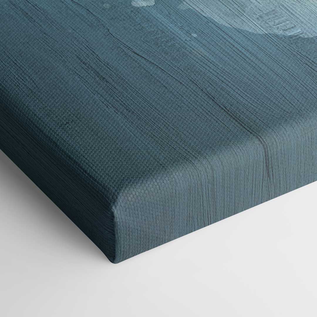 Closeup of canvas picture