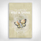 ”Rise & Shine“ canvas picture by Motivational Art front view