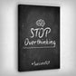 „No Excuses“ canvas picture by Motivational Art side view