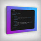 „One Way Ticket“ canvas picture by Motivational Art side view