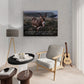„Stubborn Donkey“ Living Room Art canvas picture by Motivational Art