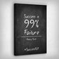 „Success Definition“ canvas picture by Motivational Art side view